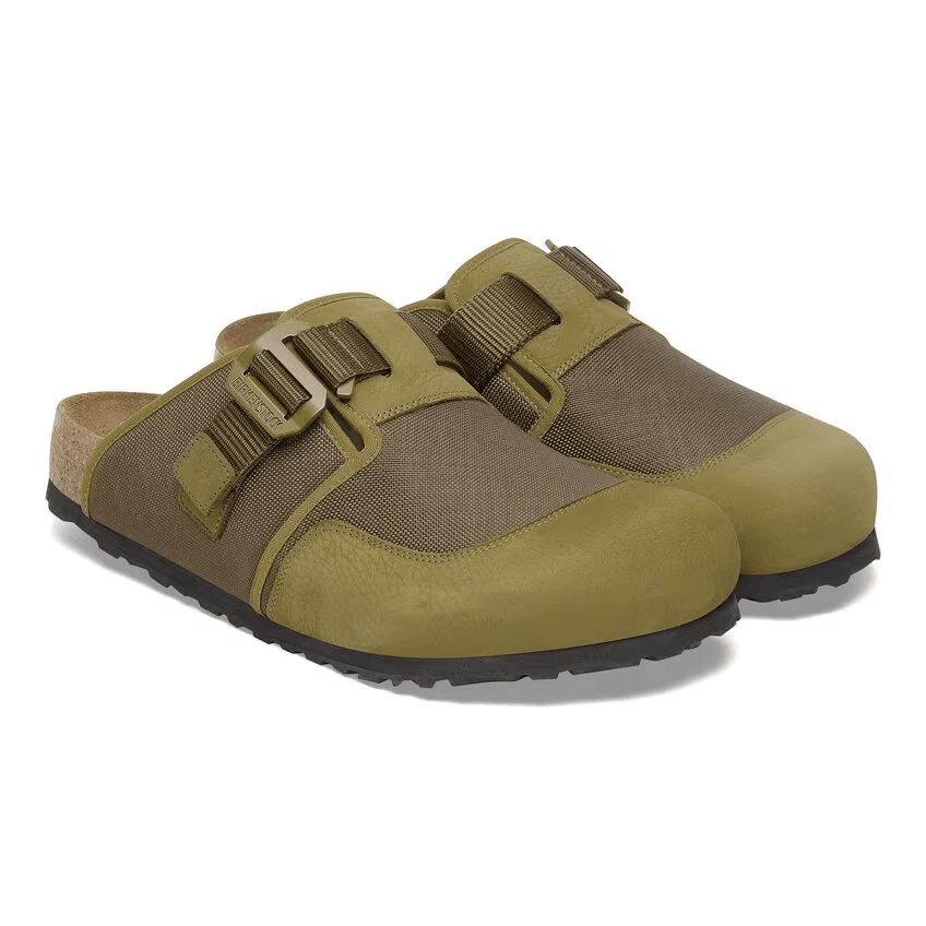 Nova Textile/Nubuck Leather in Pine Green