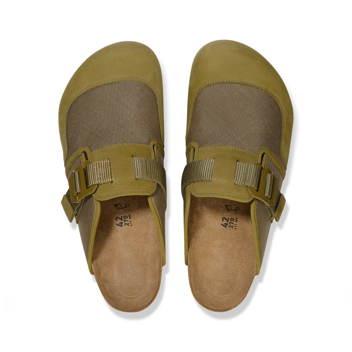 Nova Textile/Nubuck Leather in Pine Green