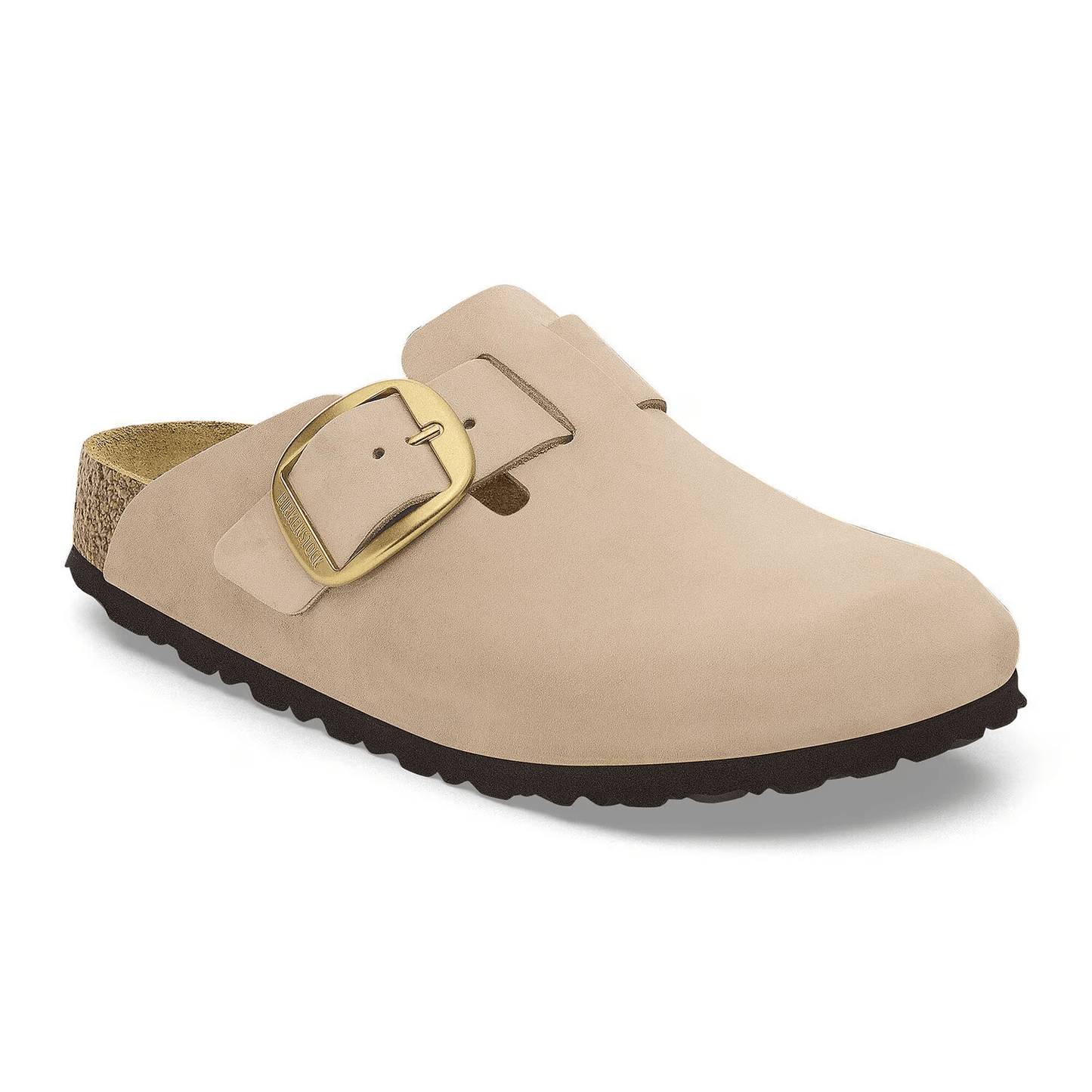 Big Buckle Nubuck Leather in Sandcastle