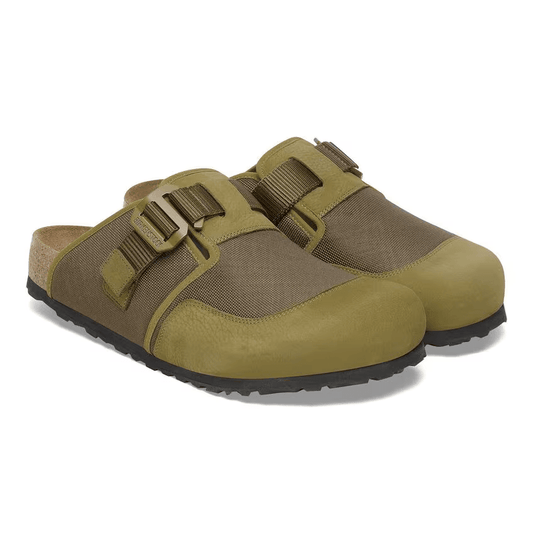 Nova Textile/Nubuck Leather in Pine Green