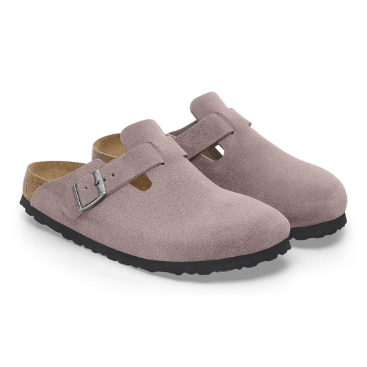 Suede Leather in Faded Purple (Soft Footbed)