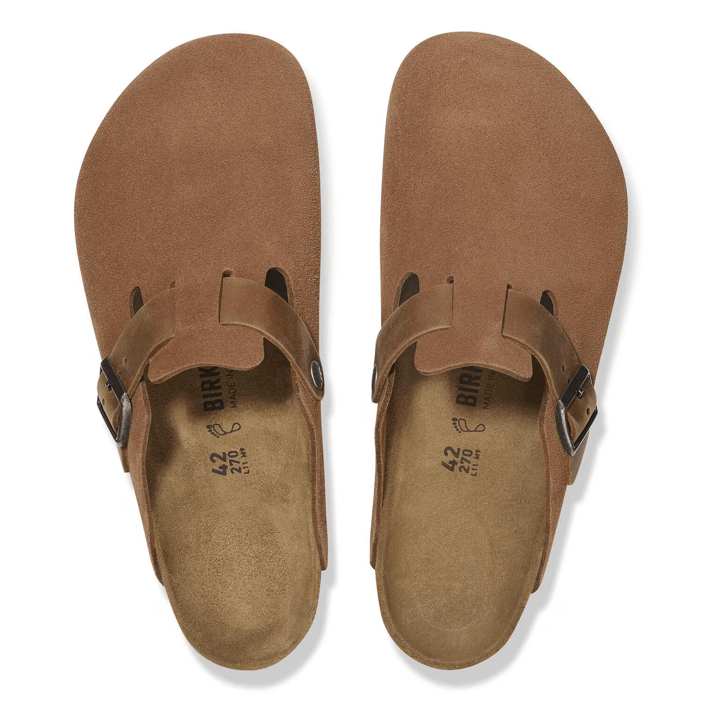Oiled/Suede Leather in Cognac