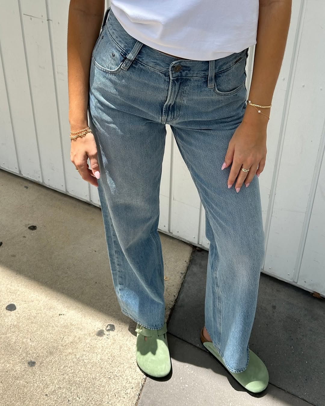Suede Leather in Green Tea (Soft Footbed)