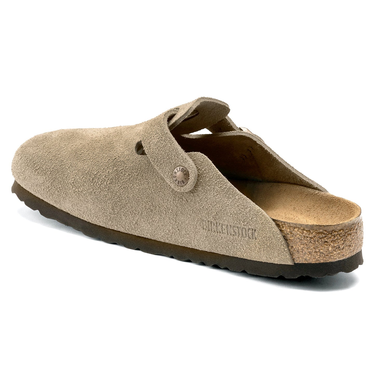 Suede Leather in Taupe (Soft Footbed - Suede Lined)