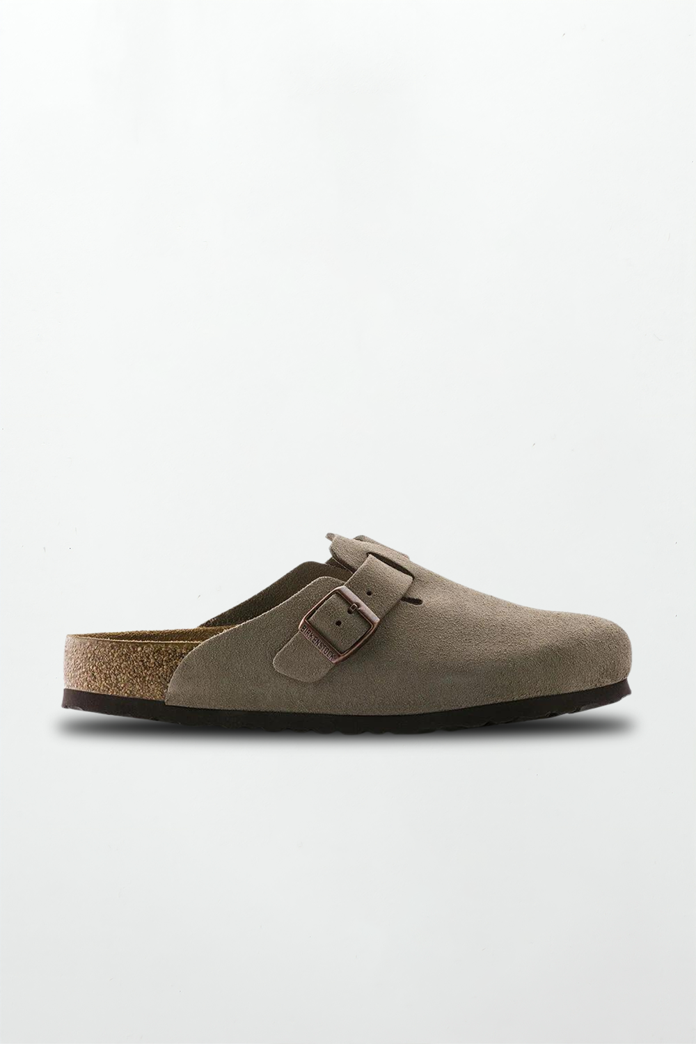 Suede Leather in Taupe (Soft Footbed - Suede Lined)