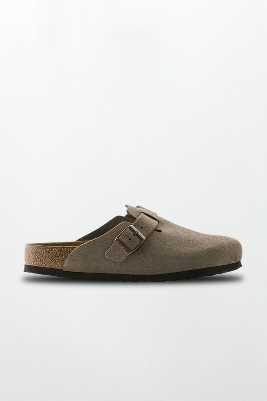 Suede Leather in Taupe (Soft Footbed - Suede Lined)