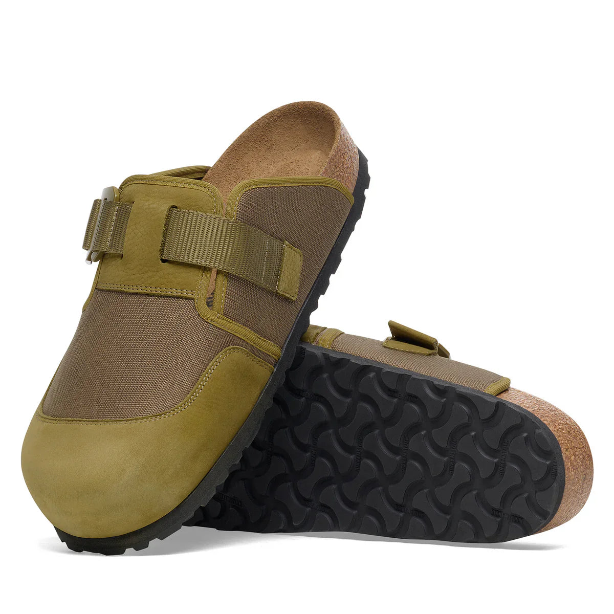 Nova Textile/Nubuck Leather in Pine Green